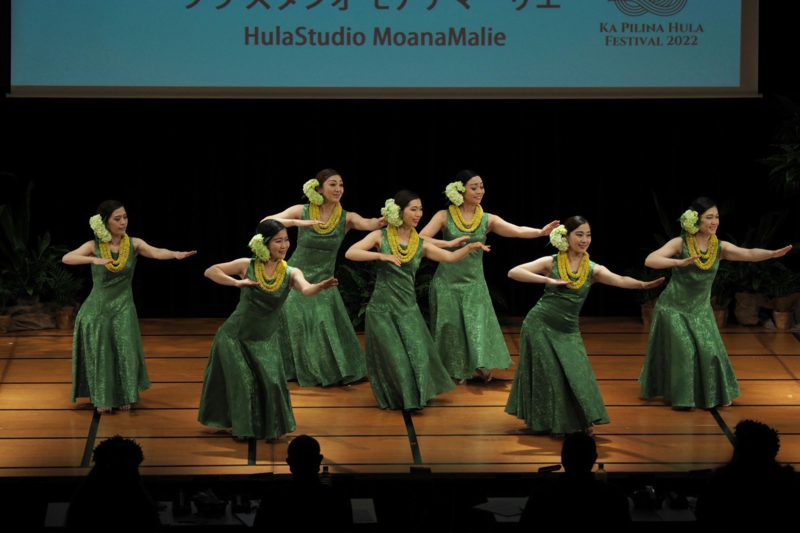 2022年　Ka pilina  Hula Festivalに出場